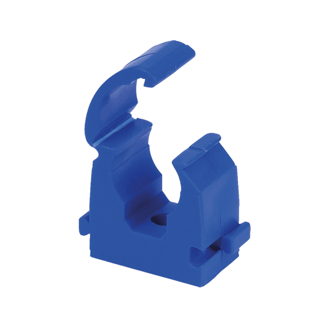 Blue Single Link Pipe Clip