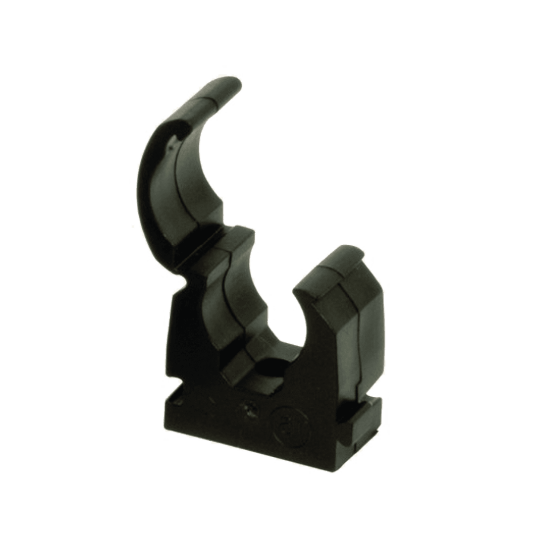 Black Single Link Pipe Clip