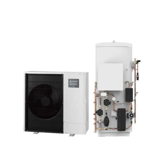 Mitsubishi 14kw Ecodan Heat Pump & Cylinder Pack