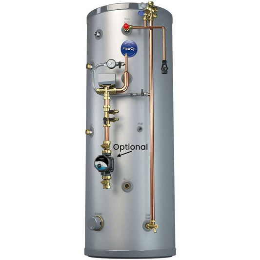 FlowCyl Heat Pump Pre Plumbed Cylinder inc Pump